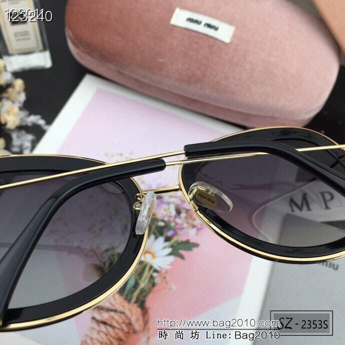 MIUMIU繆繆 2019新款太陽鏡 減輕強光負擔 遮擋有害光線防輻射 出行旅遊搭配衣服必備品  lly1369